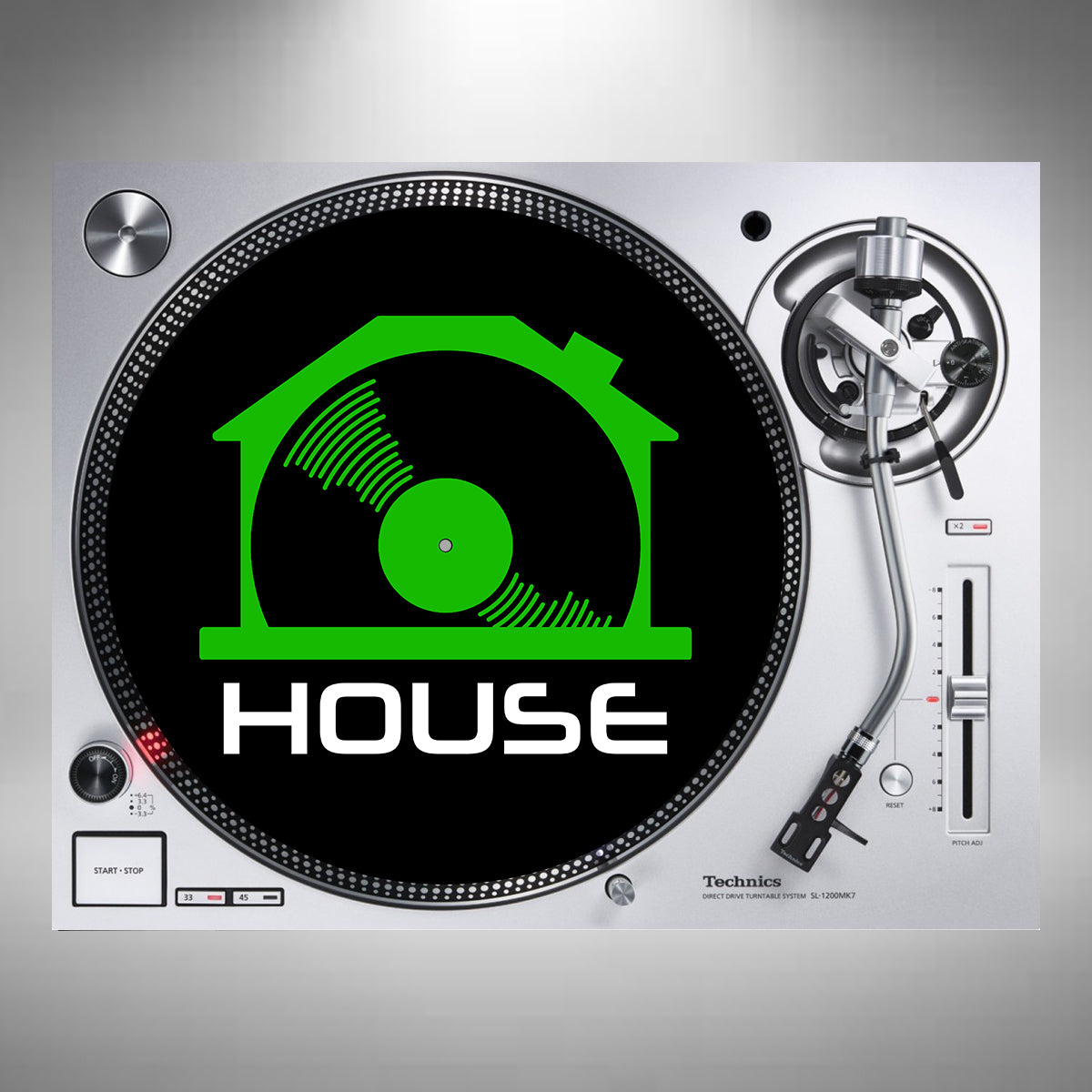 House Music Slipmats Green