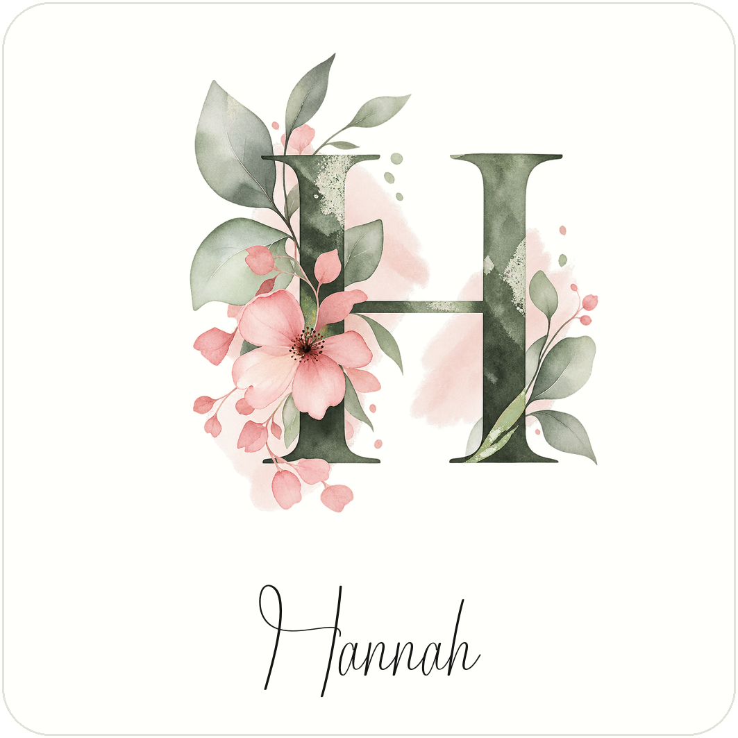 Personalised Initial Mug, Coaster or Gift Set – Any Name