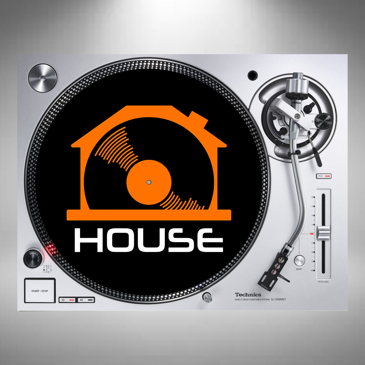House Music Slipmats Orange