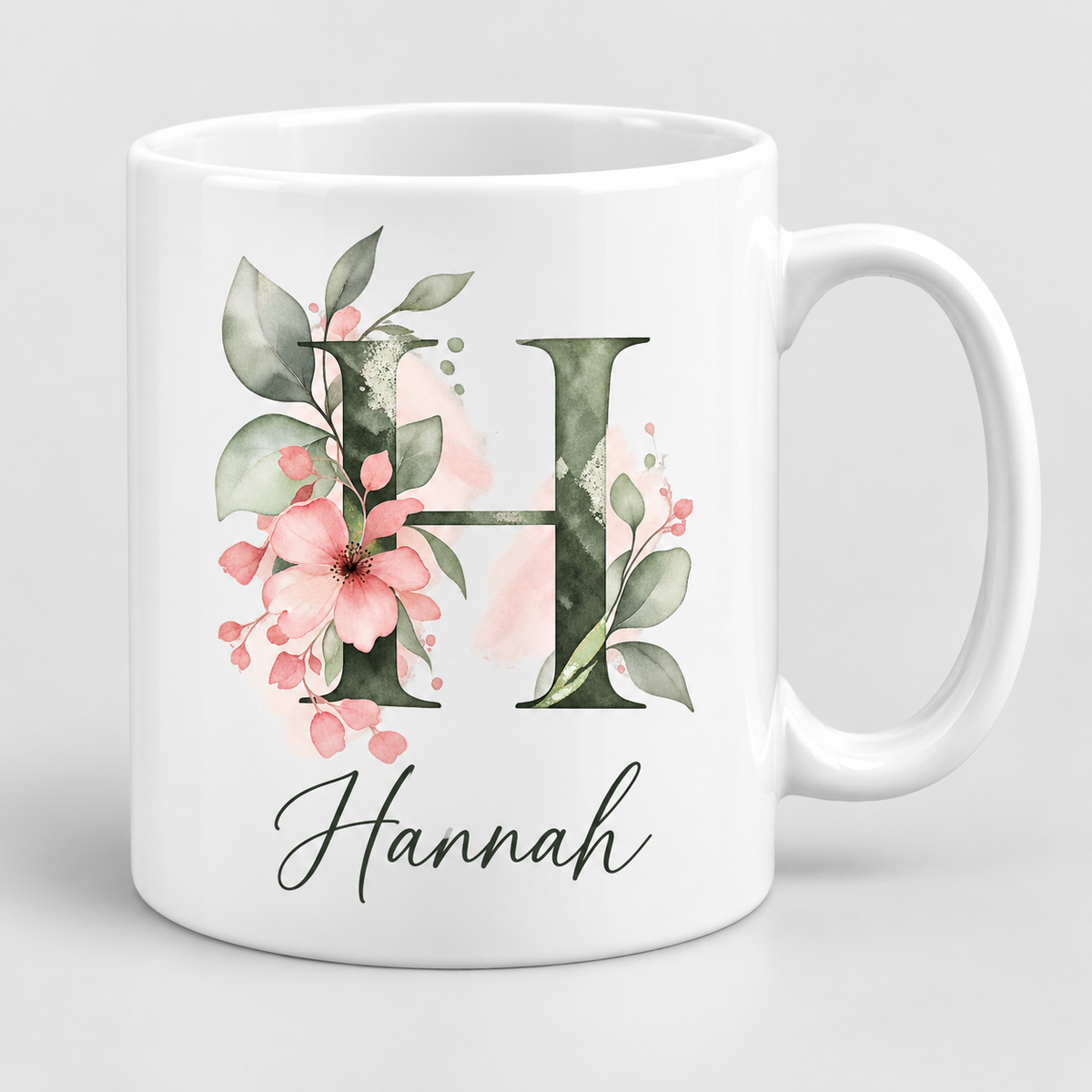 Personalised Initial Mug, Coaster or Gift Set – Any Name