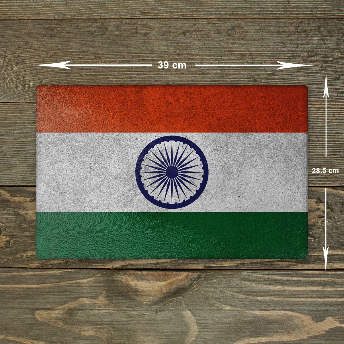 India Glass Chopping Board - Cutting Board Worktop Saver Indian Large A3 Size