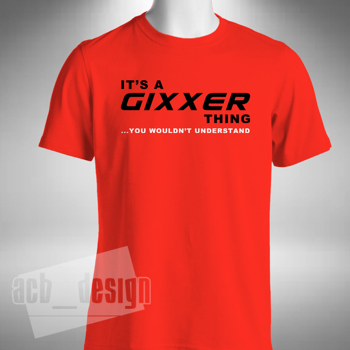 Gixxer T-Shirt - Superbike Motorbike Biker GSX-R Suzuki Sizes Small to 5XL