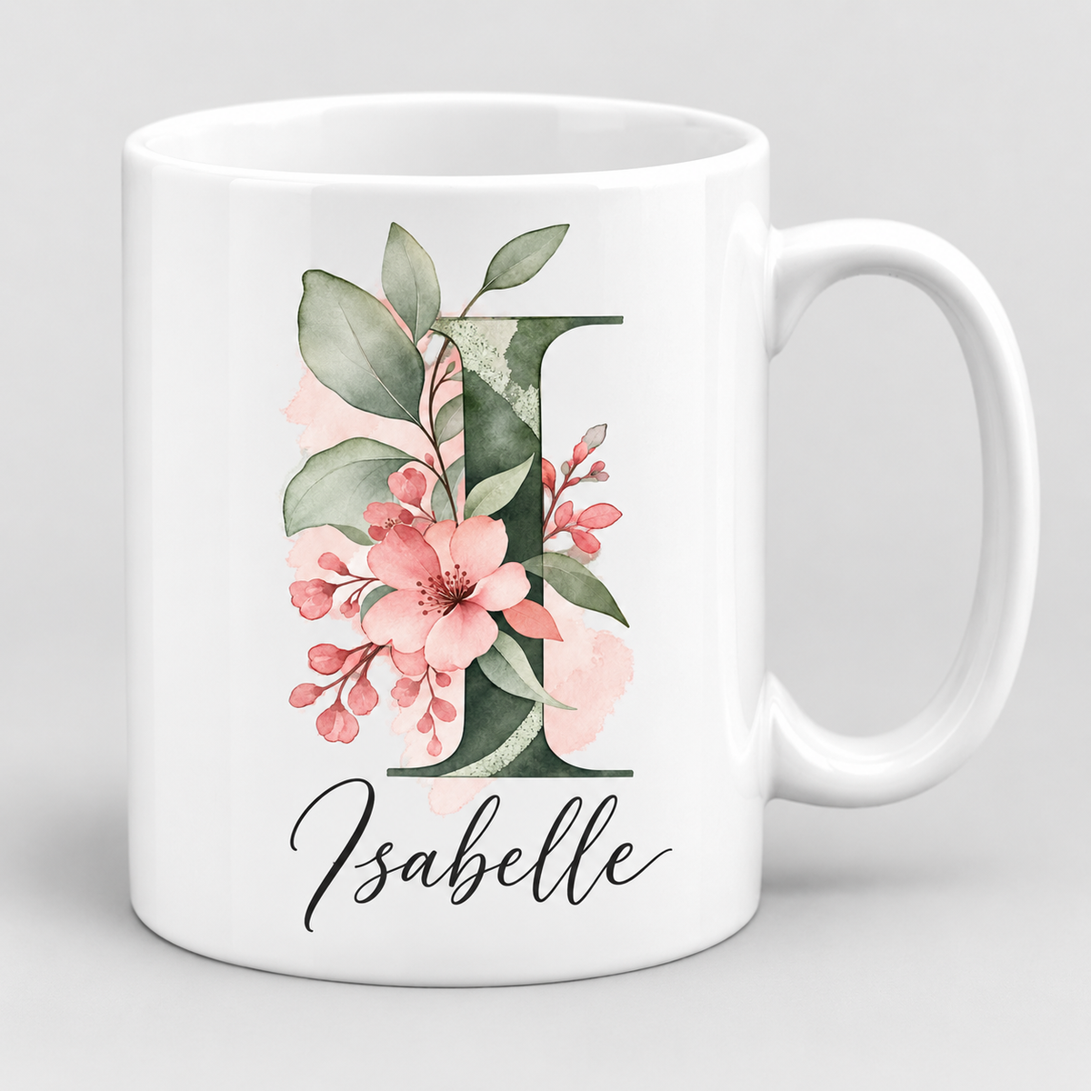 Personalised Initial Mug, Coaster or Gift Set – Any Name