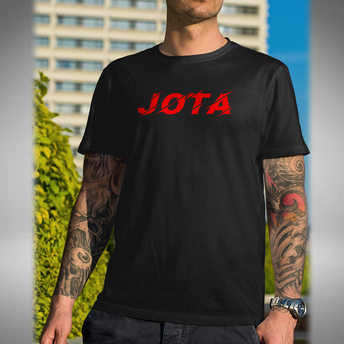 Jota T-Shirt Liverpool Portugal Inspired Footballer Diogo
