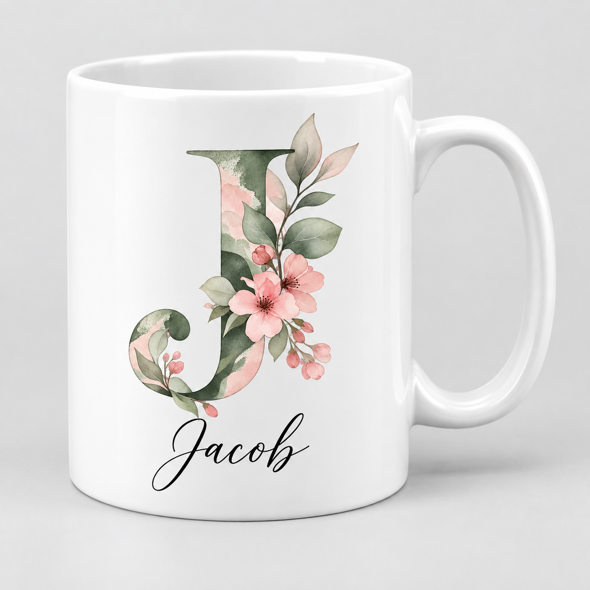 Personalised Initial Mug, Coaster or Gift Set – Any Name