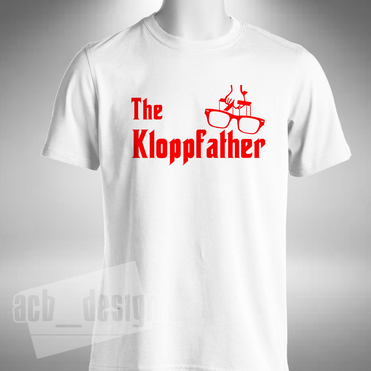 Kloppfather T-Shirt Jurgen Klopp Inspired Liverpool Funny Glasses Godfather
