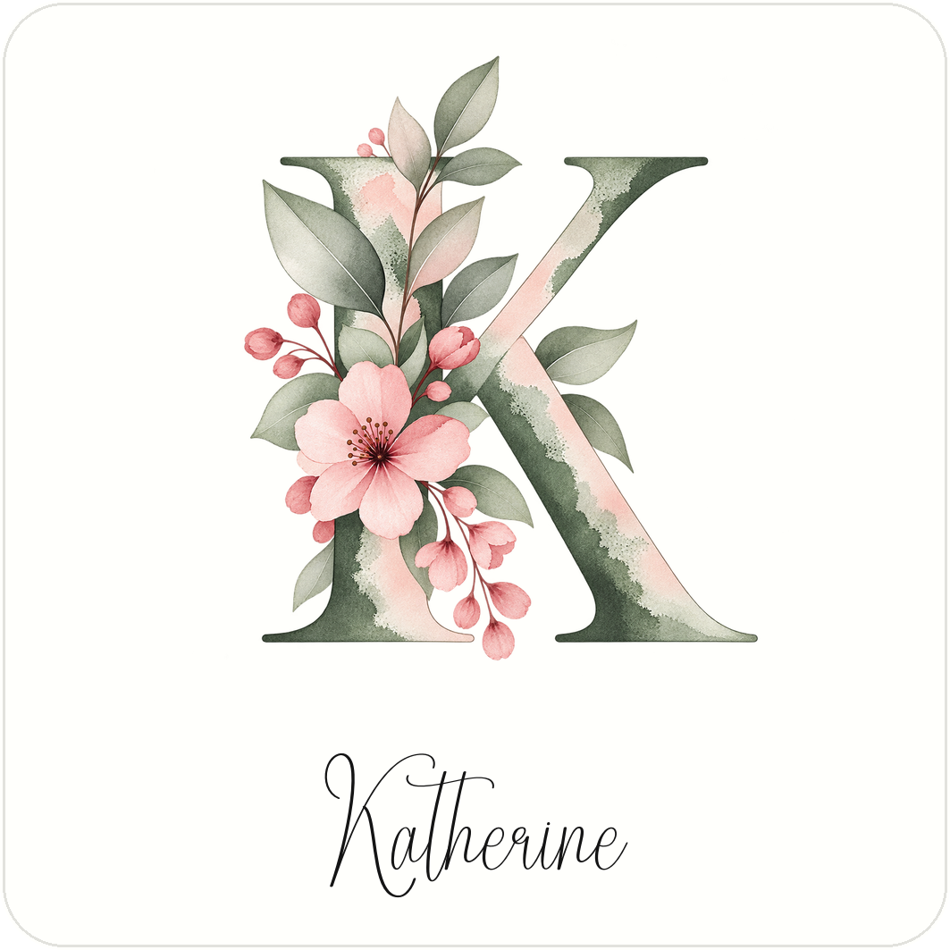 Personalised Initial Mug, Coaster or Gift Set – Any Name