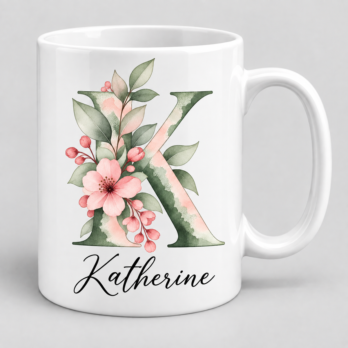 Personalised Initial Mug, Coaster or Gift Set – Any Name