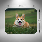 Personalised Photo Mouse Mat – Custom Text, Photo or Logo, 24 × 20 cm