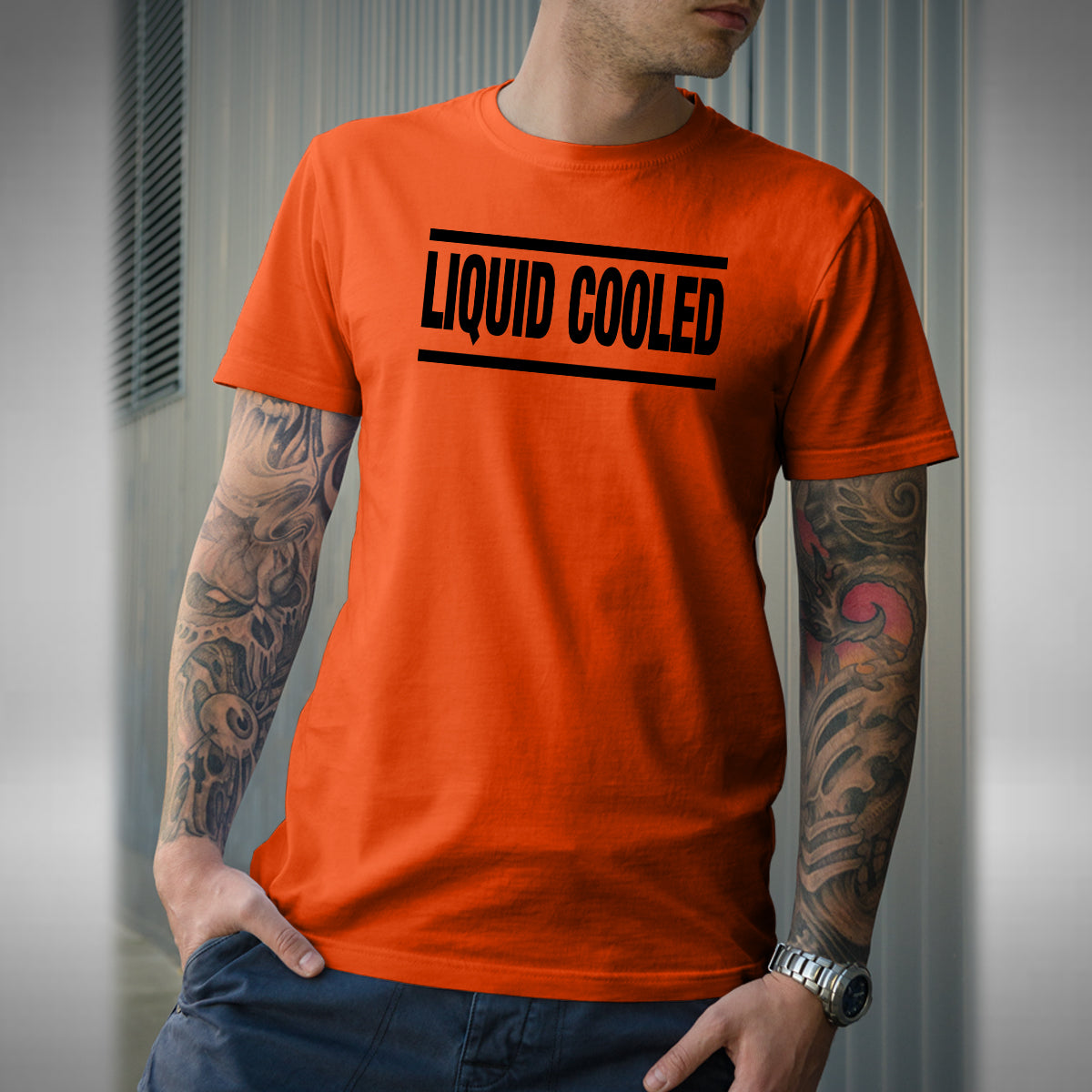 Liquid Cooled Men's T-Shirt - Superbike Motorbike Bikes Road Bike Biker Car Boat