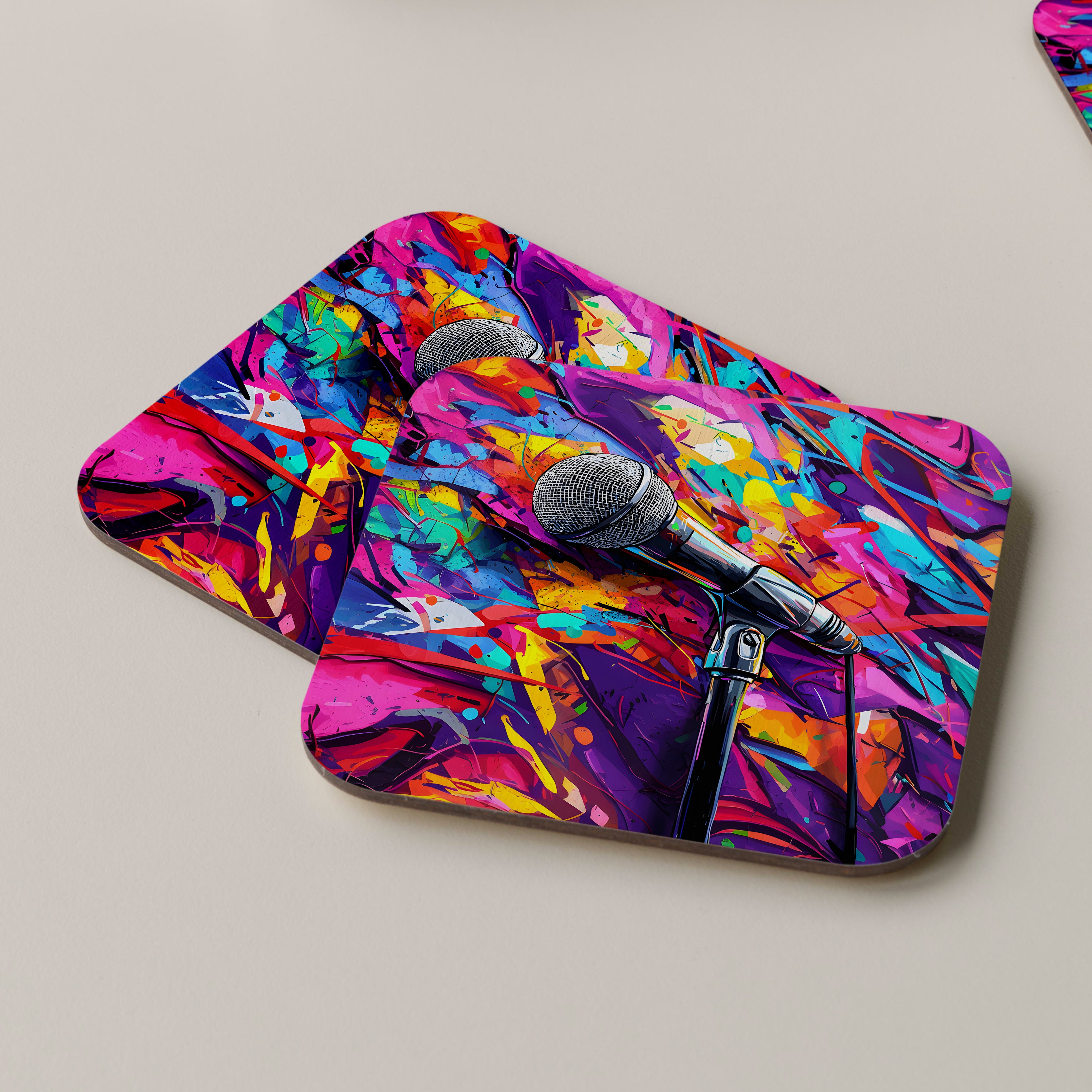 Microphone Coasters