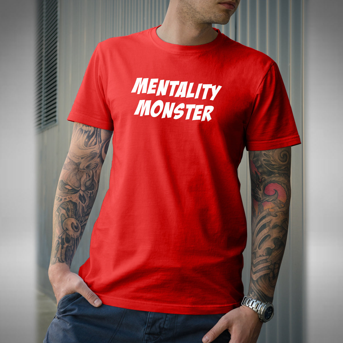 Mentality Monster Men's T-Shirt Funny Klopp Inspired Liverpool Germany