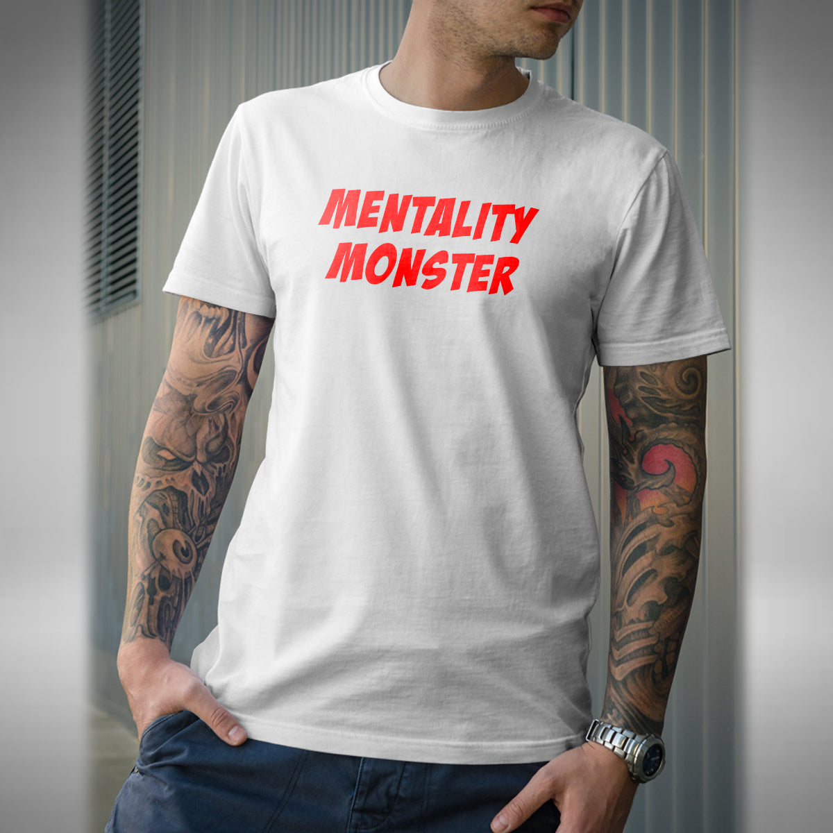 Mentality Monster Men's T-Shirt Funny Klopp Inspired Liverpool Germany