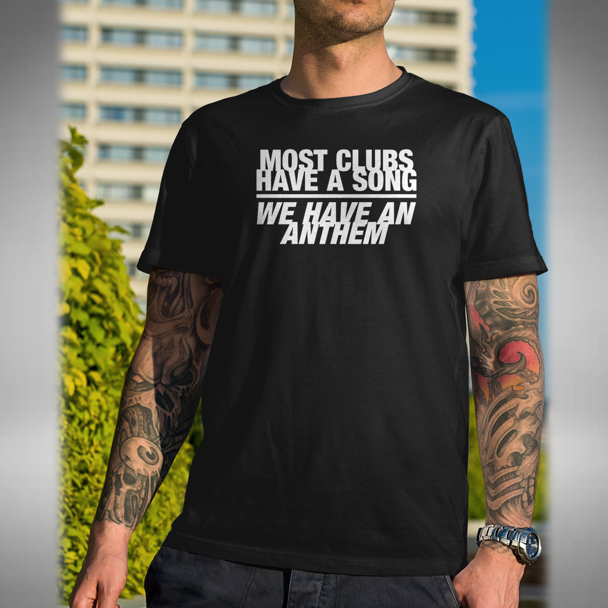 Club Anthem T-Shirt Funny Liverpool Football Quote Salah Bobby Mane
