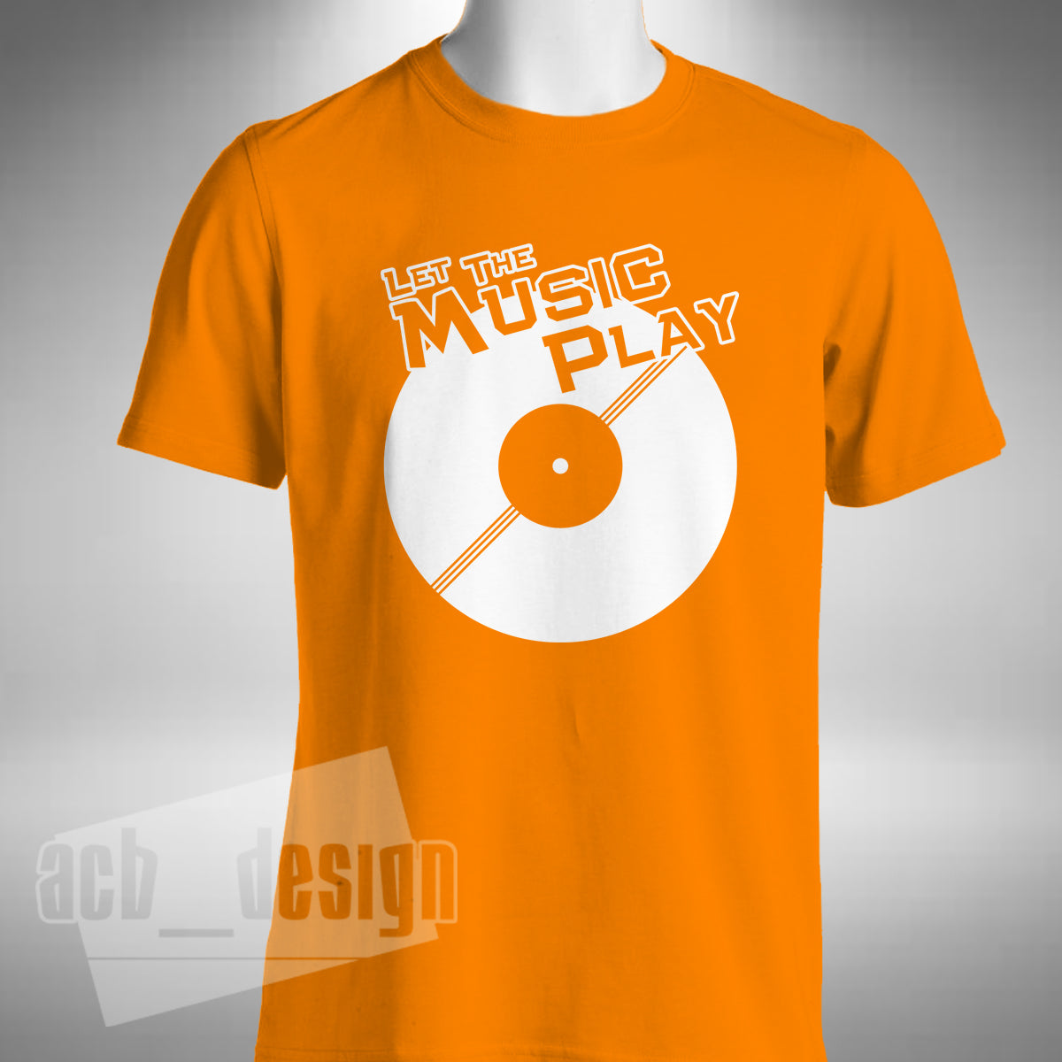 Let The Music Play T-Shirt – Old Skool Vinyl