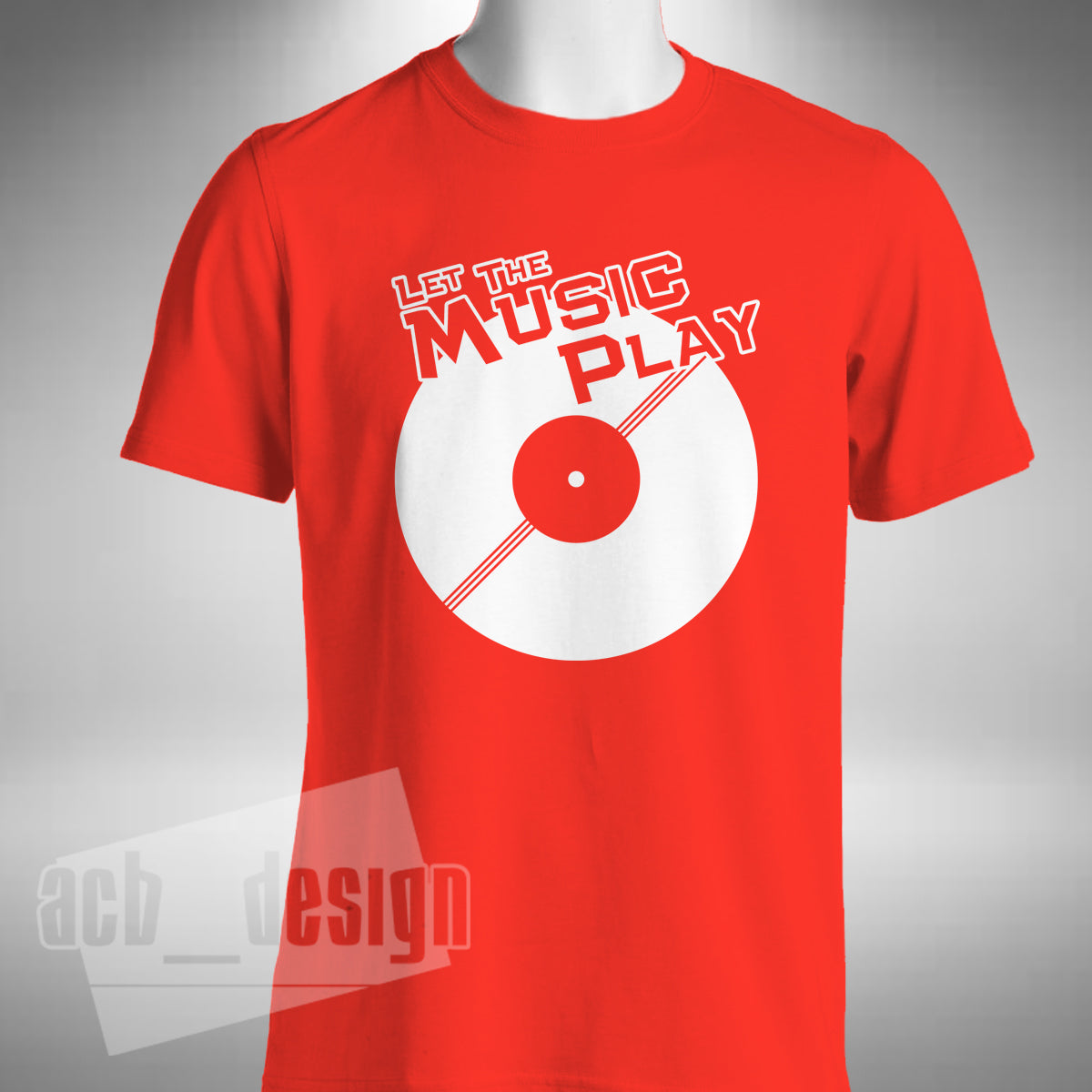 Let The Music Play T-Shirt – Old Skool Vinyl