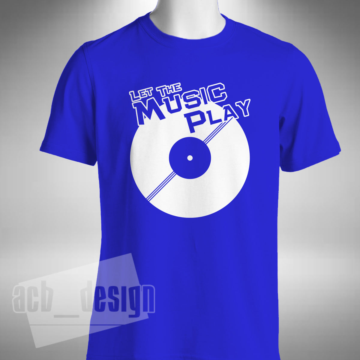 Let The Music Play T-Shirt – Old Skool Vinyl