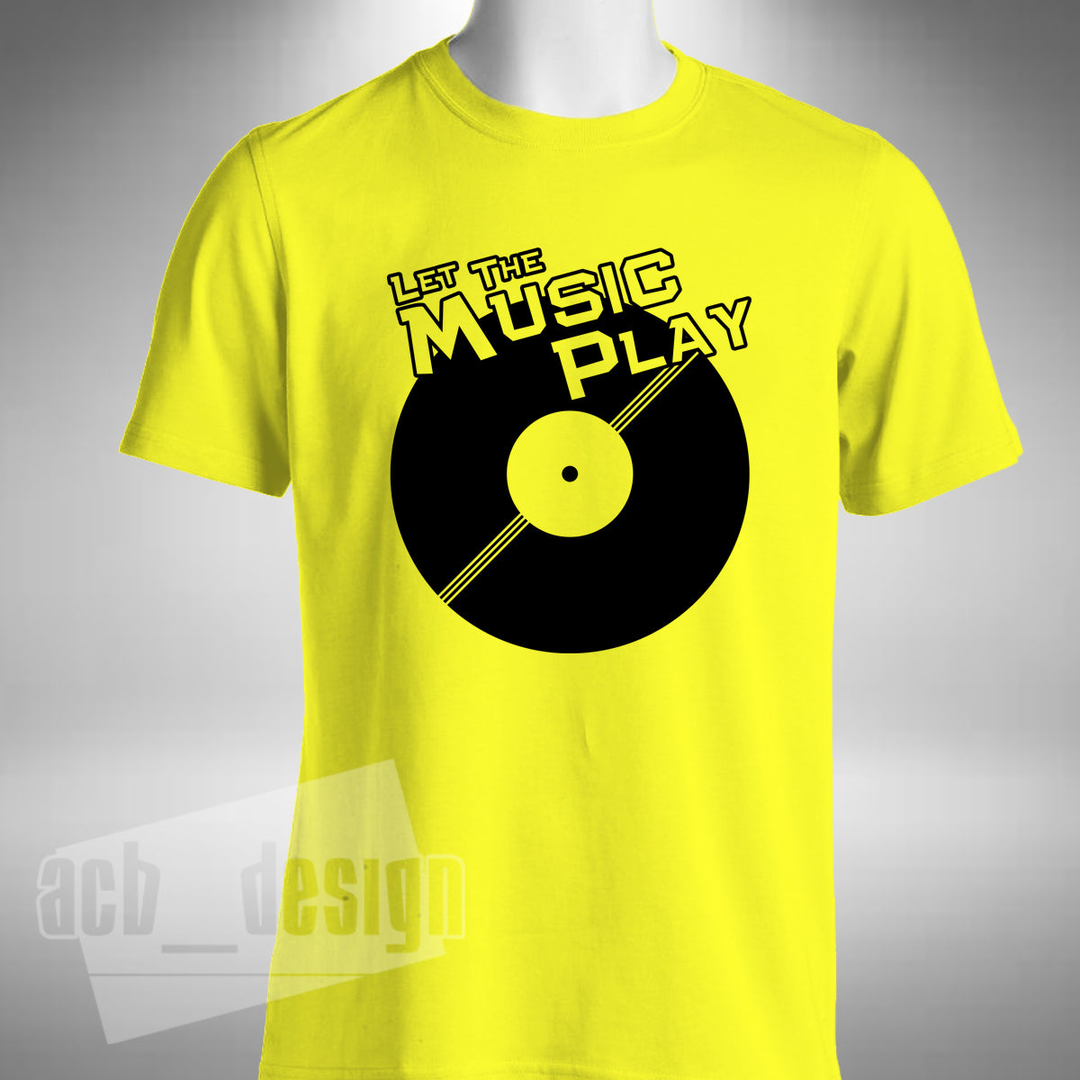 Let The Music Play T-Shirt – Old Skool Vinyl