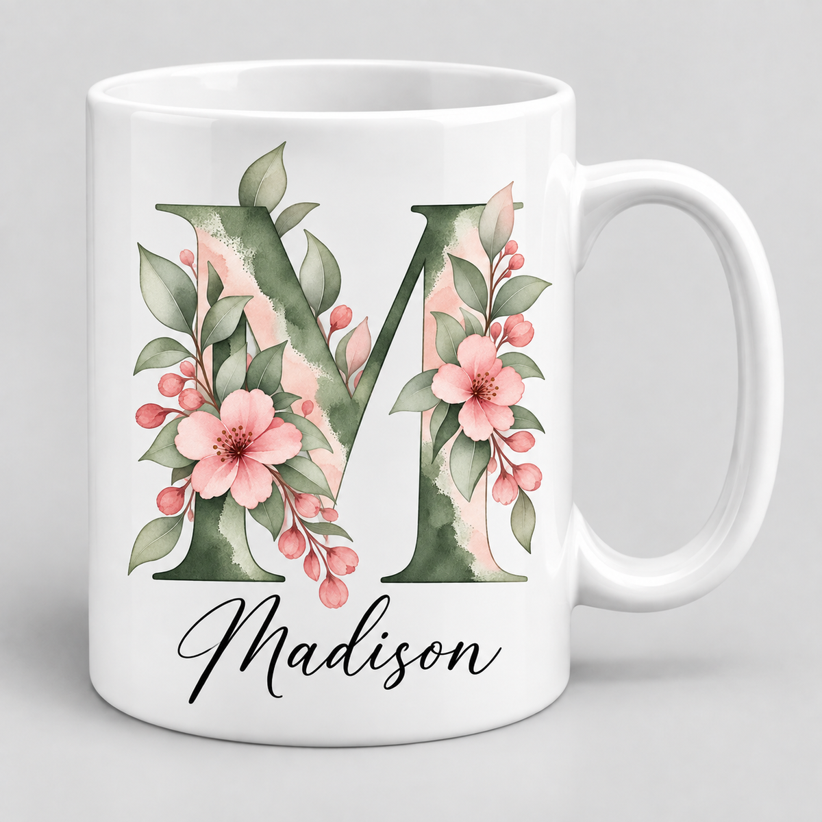 Personalised Initial Mug, Coaster or Gift Set – Any Name