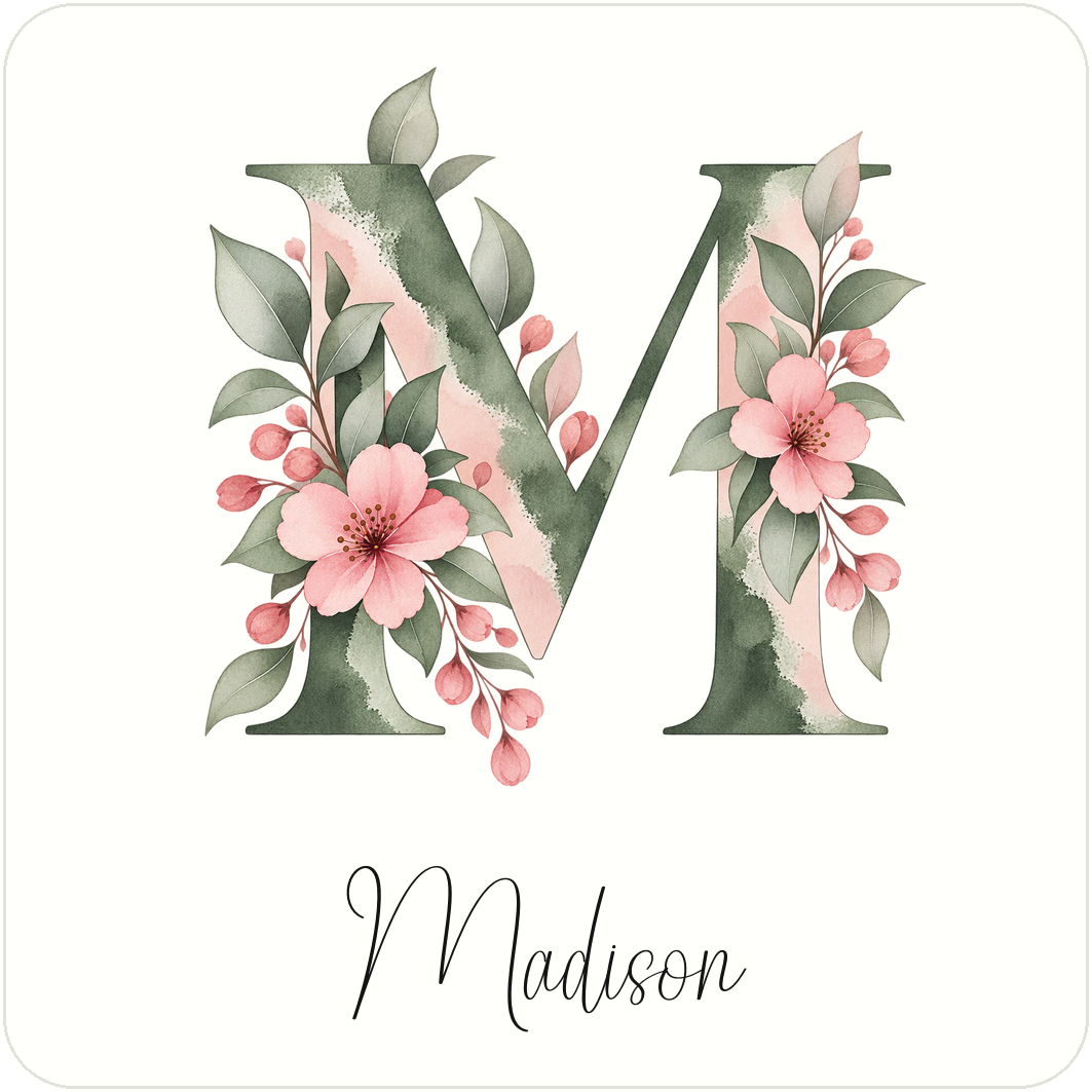 Personalised Initial Mug, Coaster or Gift Set – Any Name