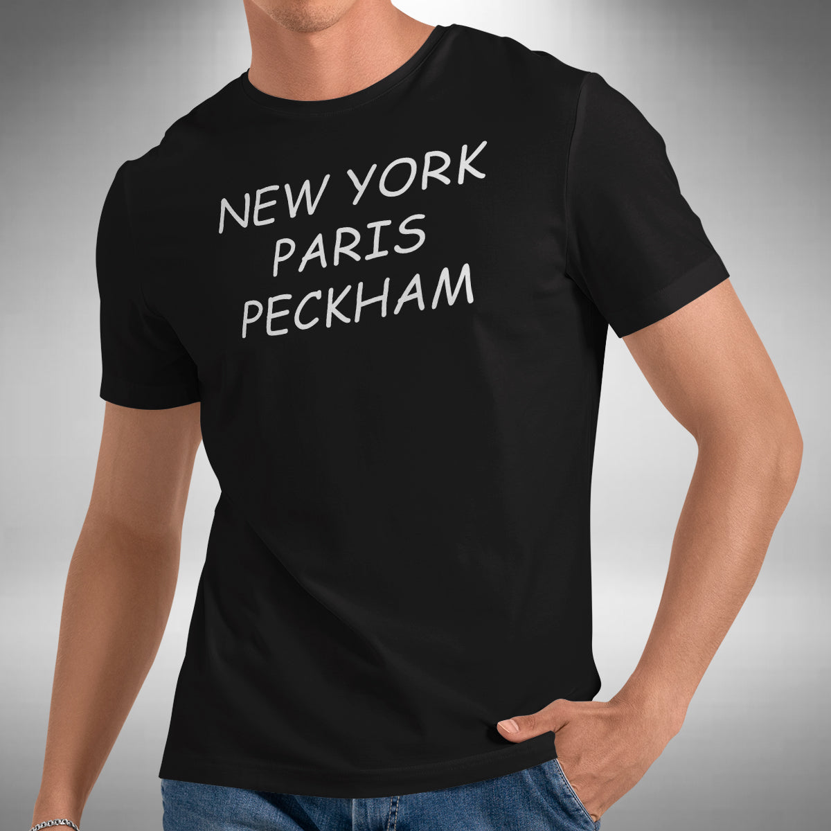 New York Paris T-Shirt - Funny Peckham Only Fools and Horses Inspired
