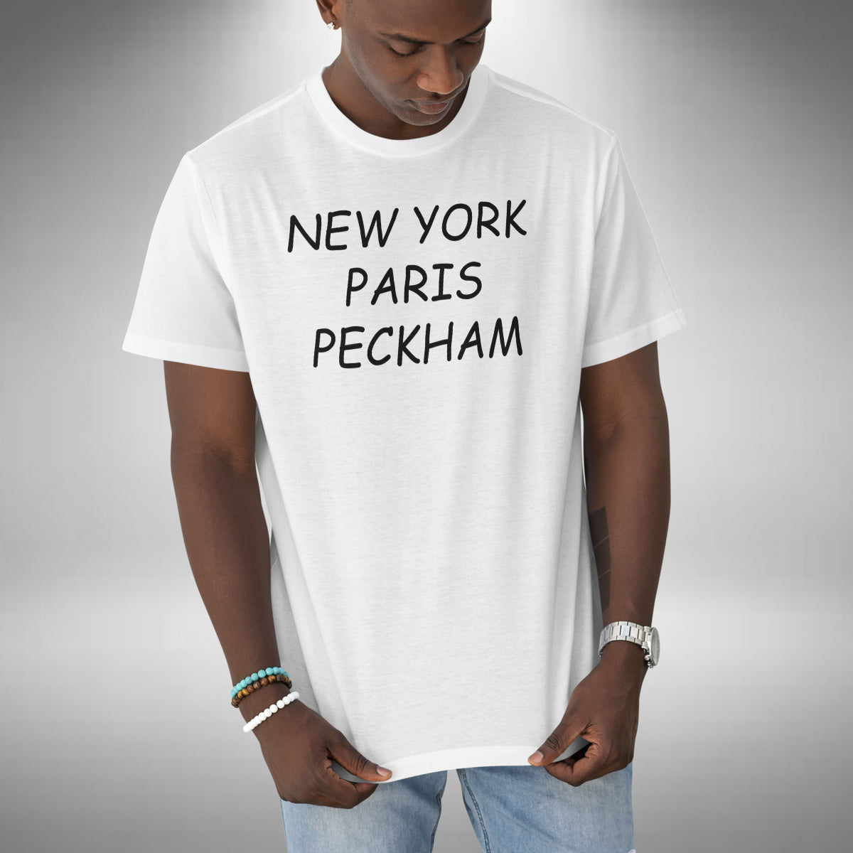 New York Paris T-Shirt - Funny Peckham Only Fools and Horses Inspired