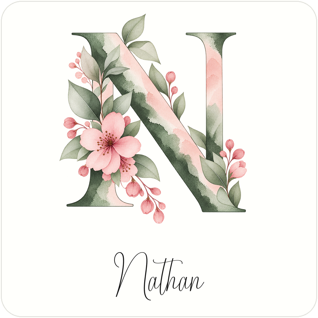 Personalised Initial Mug, Coaster or Gift Set – Any Name