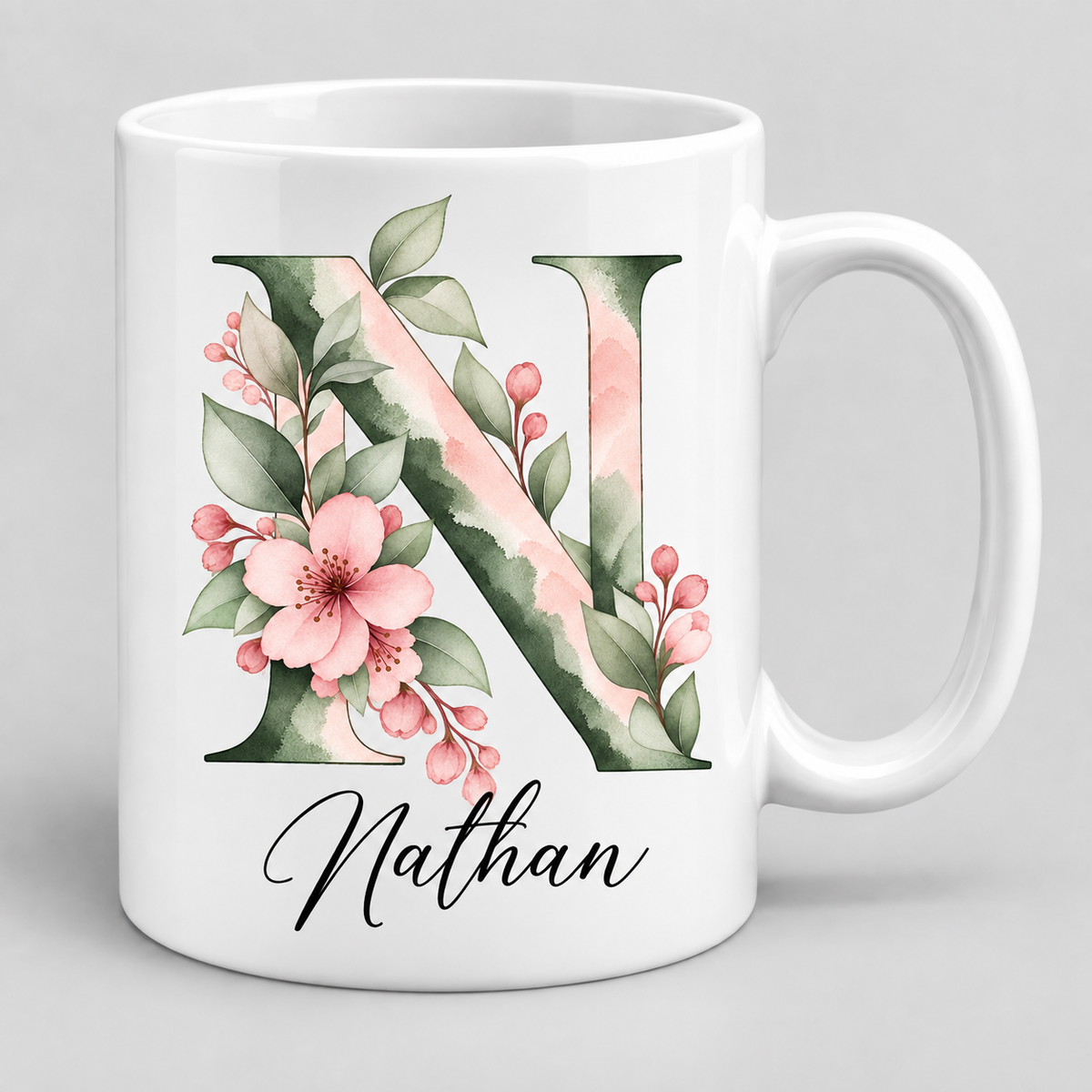 Personalised Initial Mug, Coaster or Gift Set – Any Name