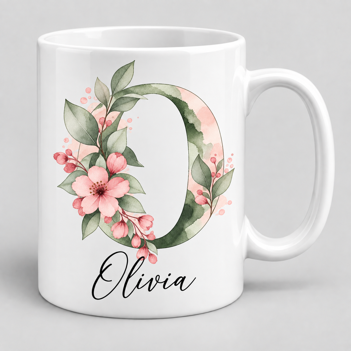 Personalised Initial Mug, Coaster or Gift Set – Any Name