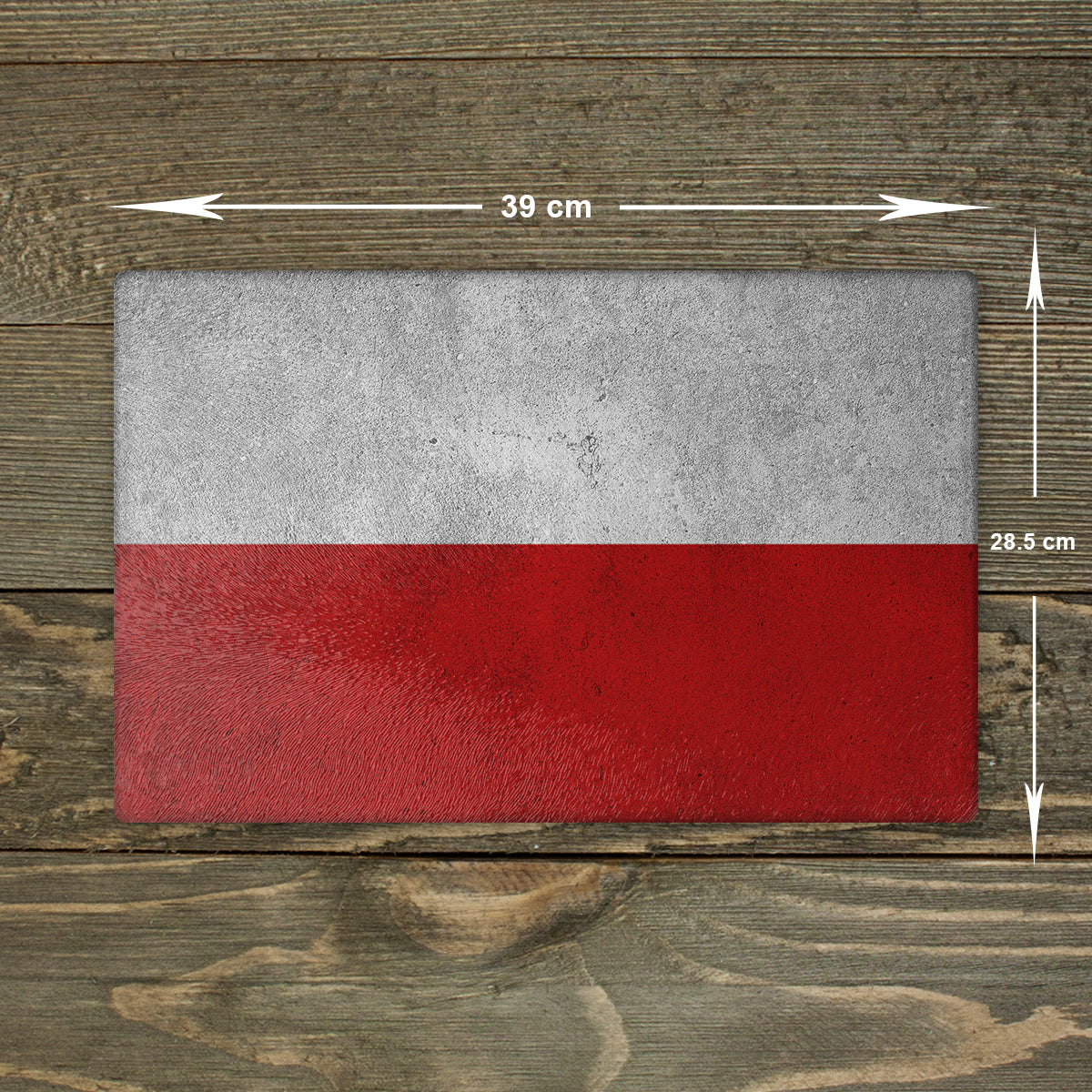 Poland Glass Chopping Board - Cutting Board Worktop Saver Poland Large A3 Size