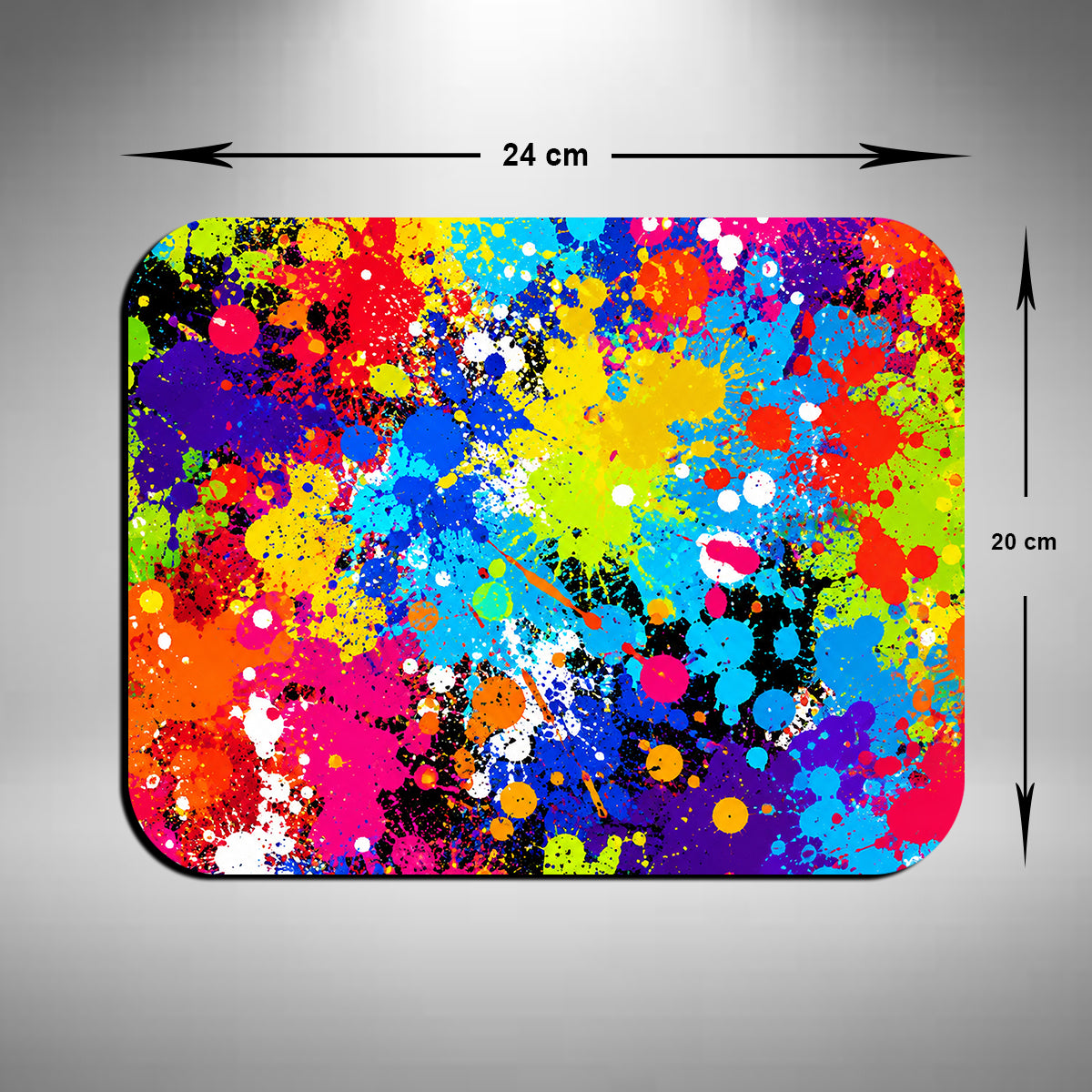 Paint Splatter Mouse Mat Design 6