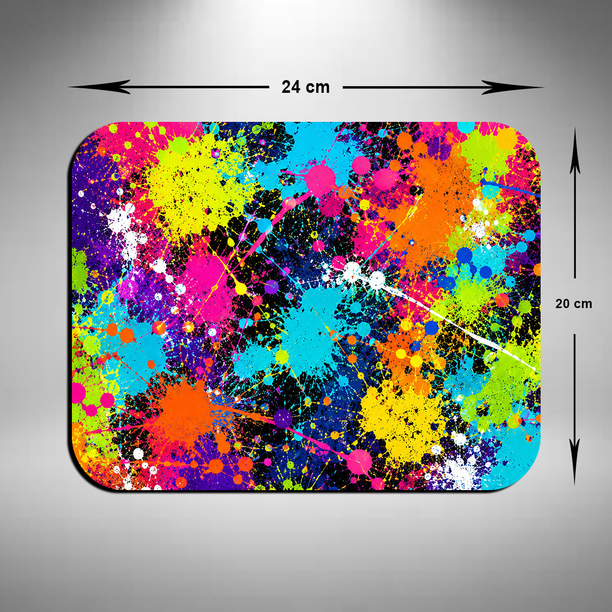 Paint Splatter Mouse Mat Design 7