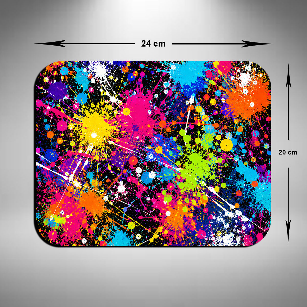 Paint Splatter Mouse Mat Design 8