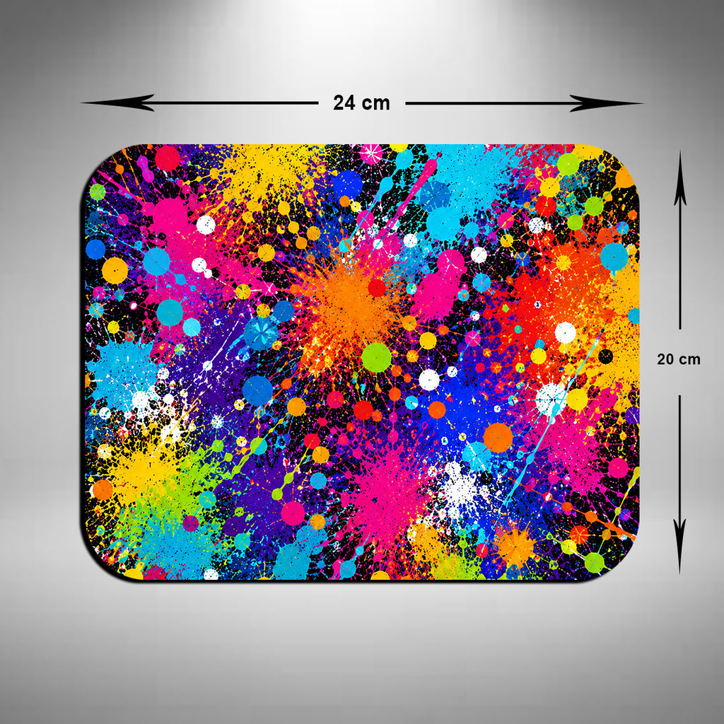 Paint Splatter Mouse Mat Design 9