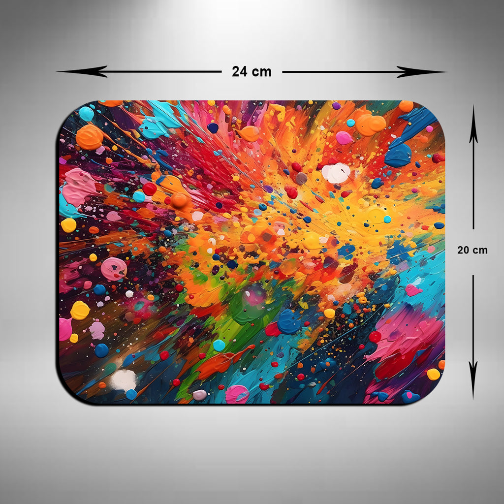 Paint Splatter Mouse Mat Design 3