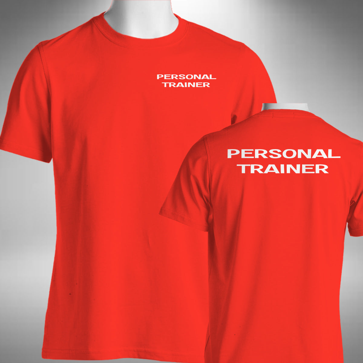 Personal Trainer T-Shirt - Gym Instructor Wear Training Fitness Workout Top