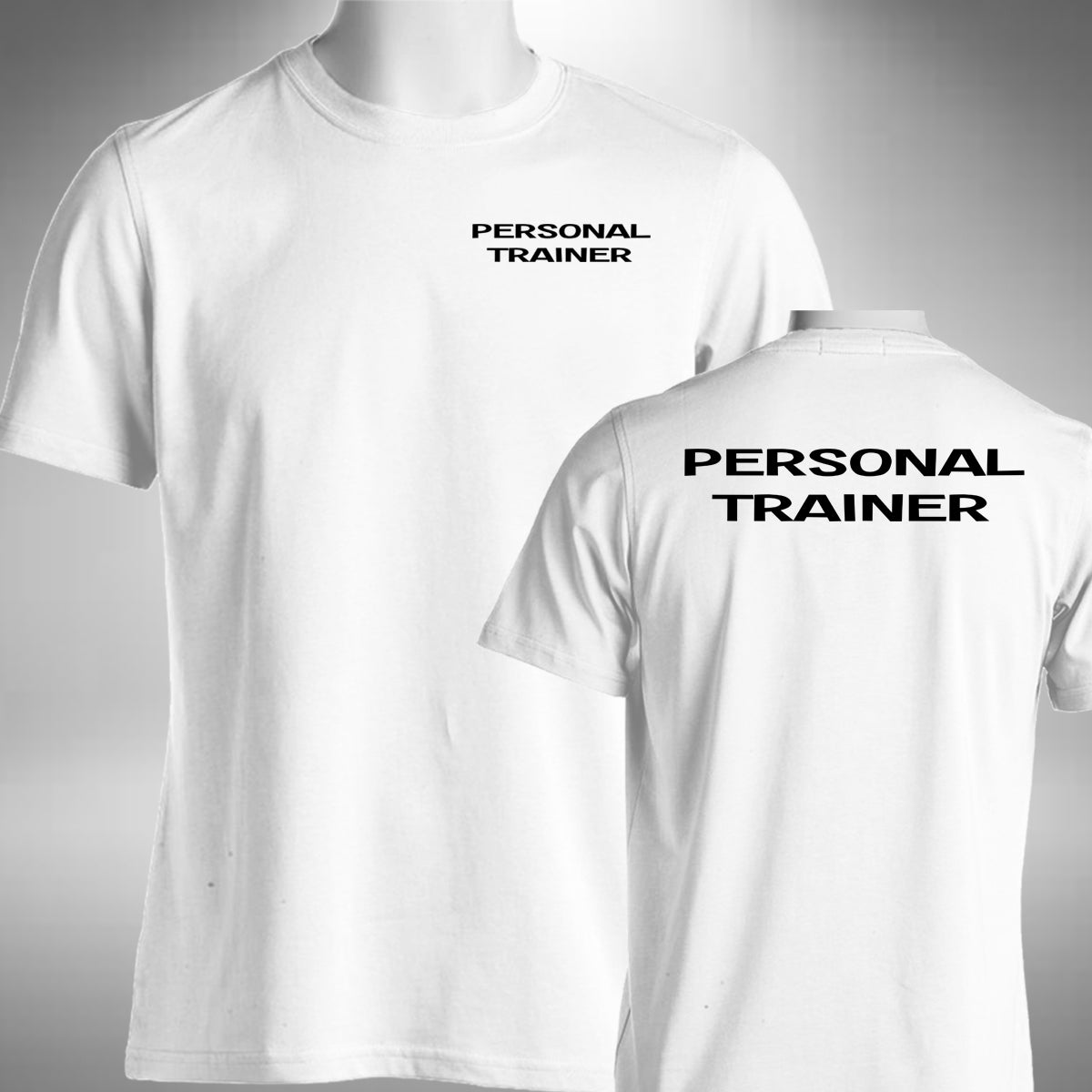 Personal Trainer T-Shirt - Gym Instructor Wear Training Fitness Workout Top