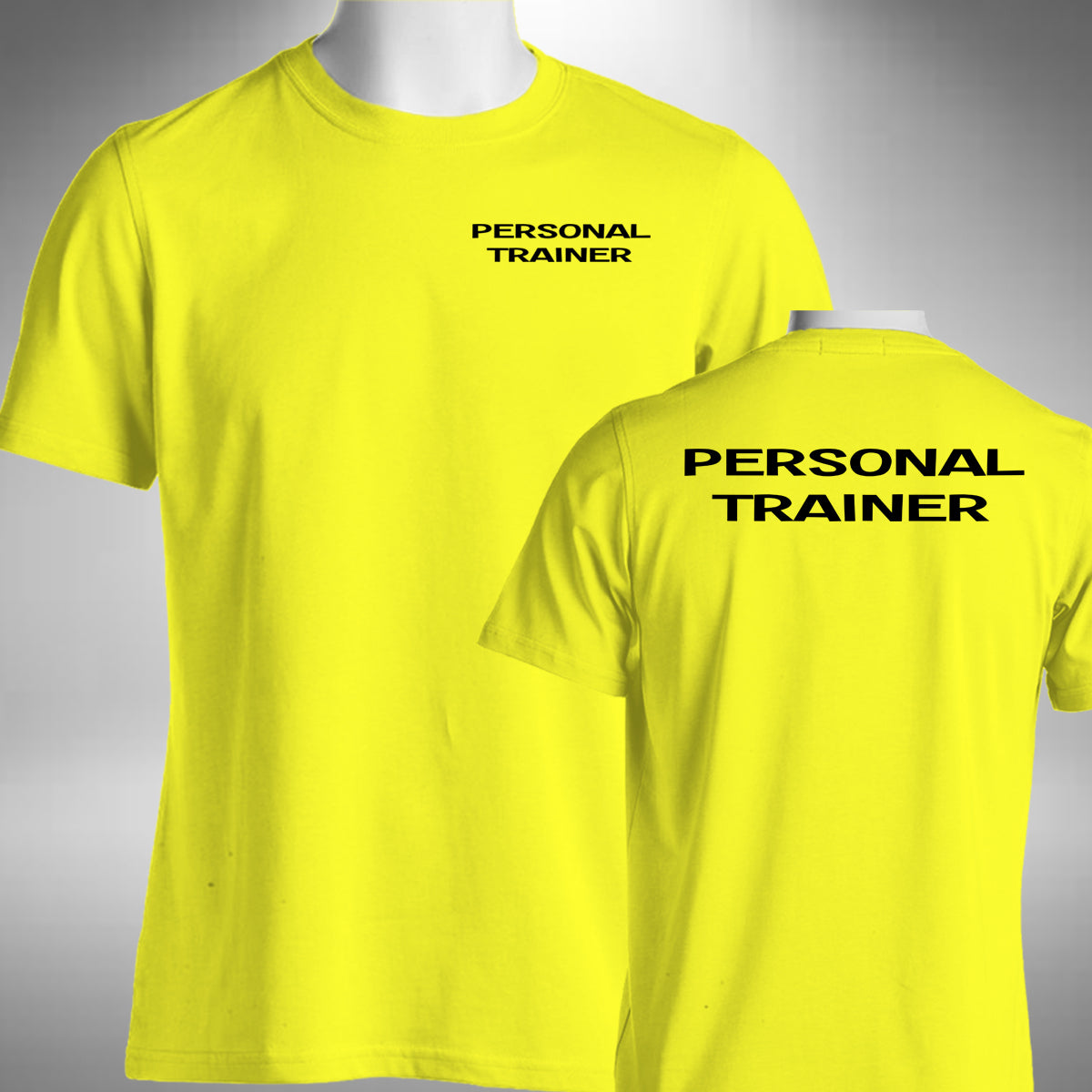 Personal Trainer T-Shirt - Gym Instructor Wear Training Fitness Workout Top
