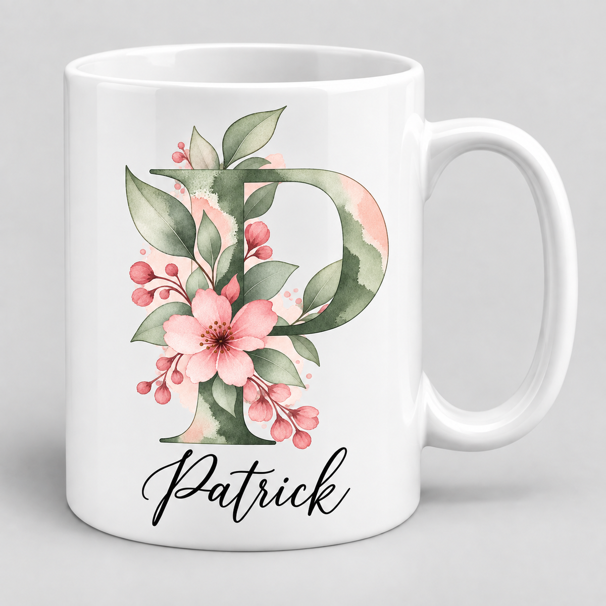 Personalised Initial Mug, Coaster or Gift Set – Any Name