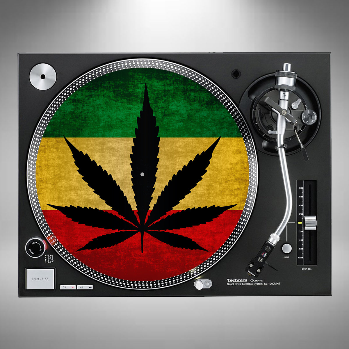 Rasta Cannabis Flag Slipmats