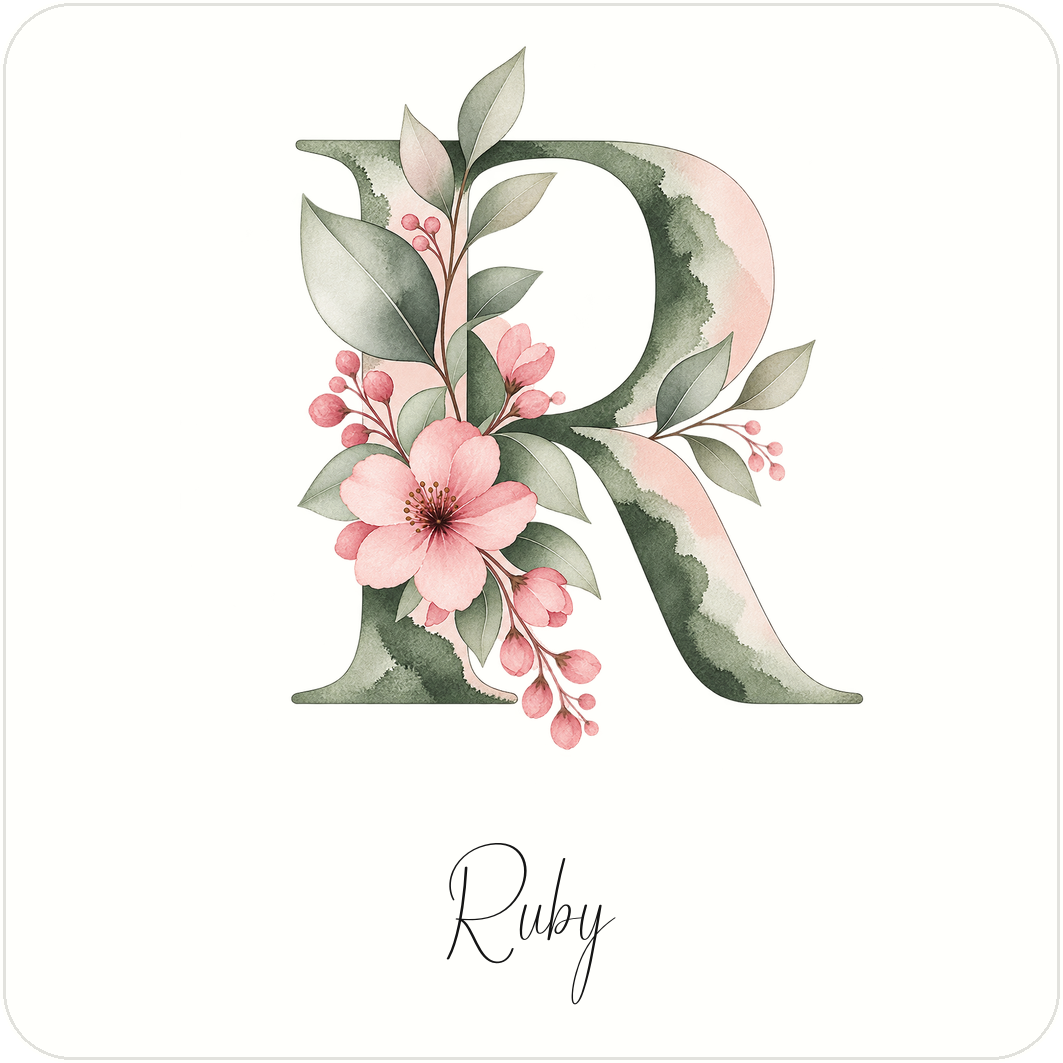 Personalised Initial Mug, Coaster or Gift Set – Any Name