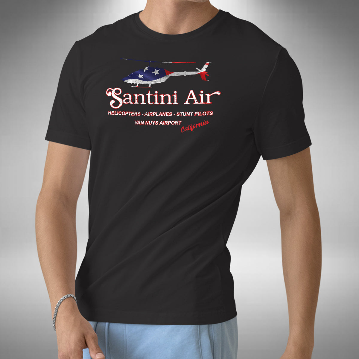 Santini Air T-Shirt - Classic 1980s TV Series Inspired