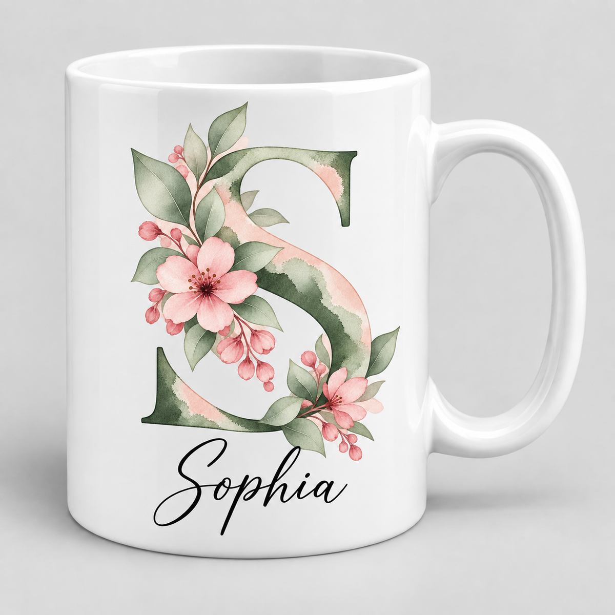 Personalised Initial Mug, Coaster or Gift Set – Any Name