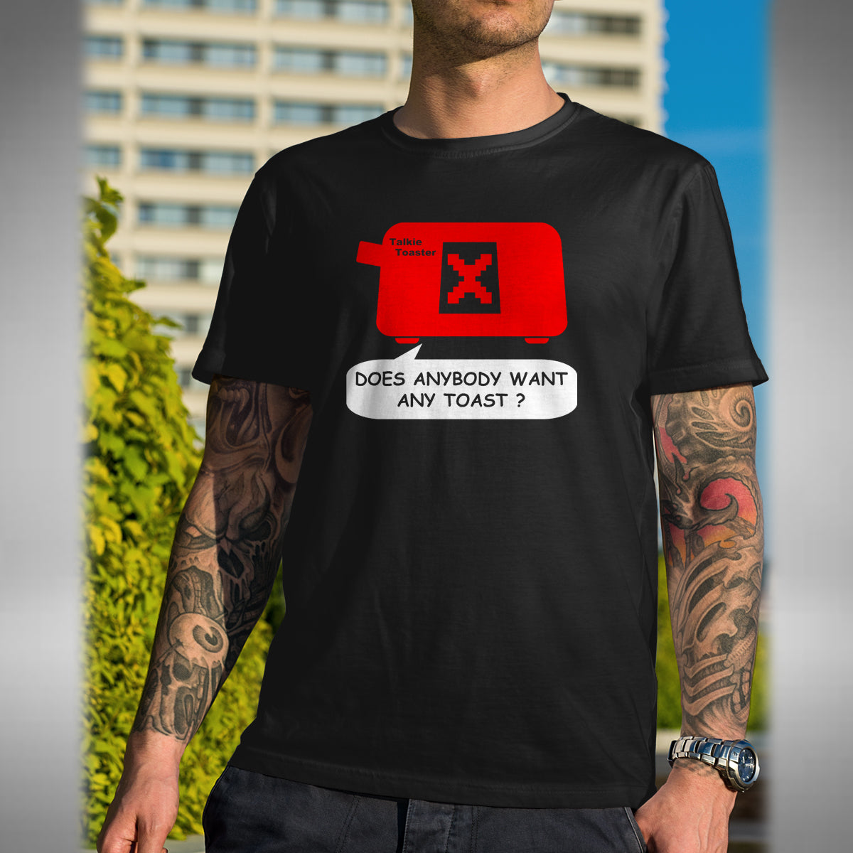 Talkie Toaster T-Shirt - Funny Red Dwarf Inspired Comedy