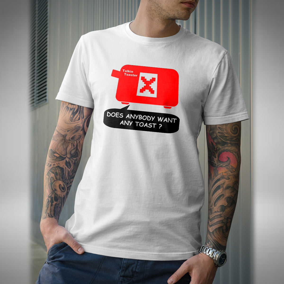 Talkie Toaster T-Shirt - Funny Red Dwarf Inspired Comedy