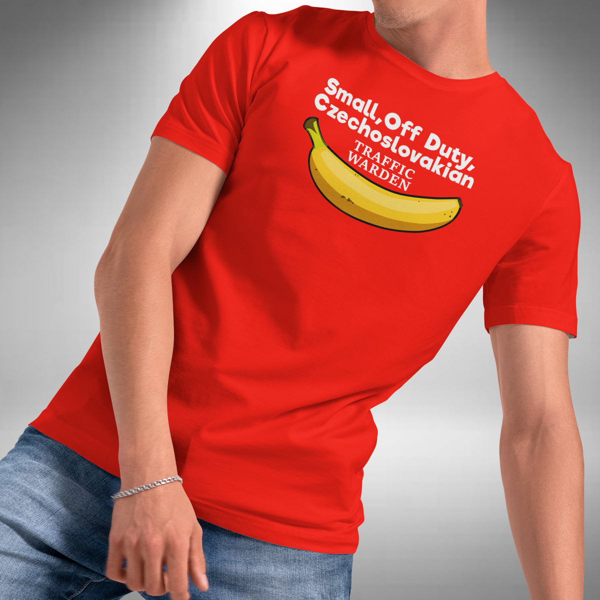 Small Off Duty Traffic Warden T-Shirt - Funny Red Dwarf Inspired