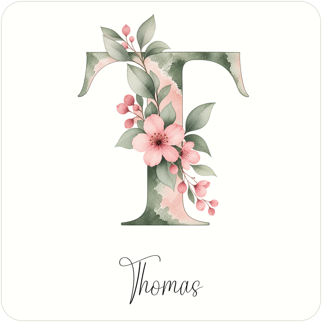 Personalised Initial Mug, Coaster or Gift Set – Any Name