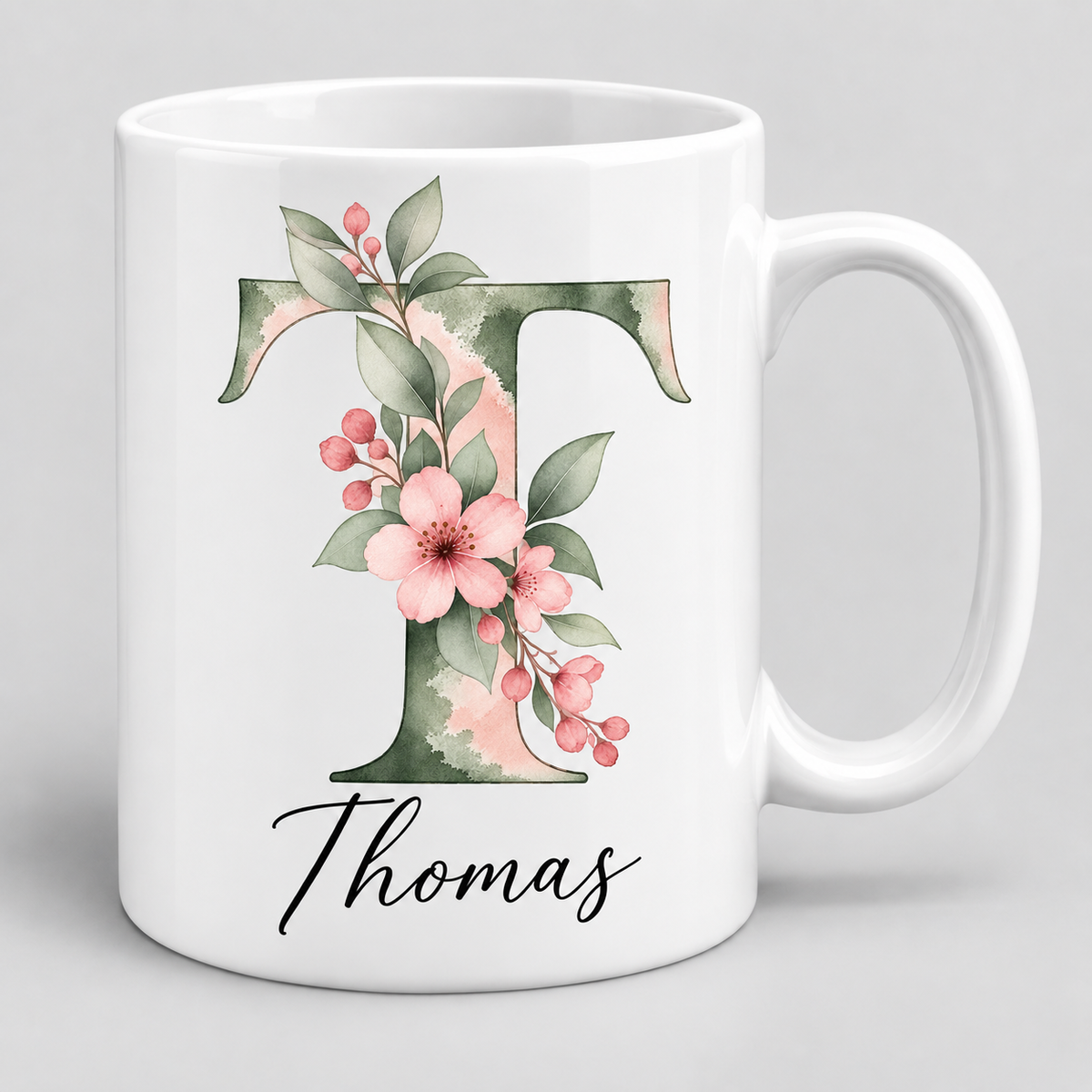 Personalised Initial Mug, Coaster or Gift Set – Any Name