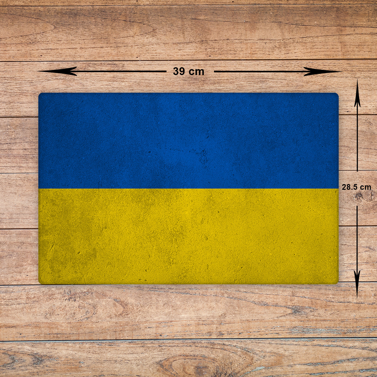 Ukraine Glass Chopping Board - Cutting Board Worktop Saver Poland Large A3 Size
