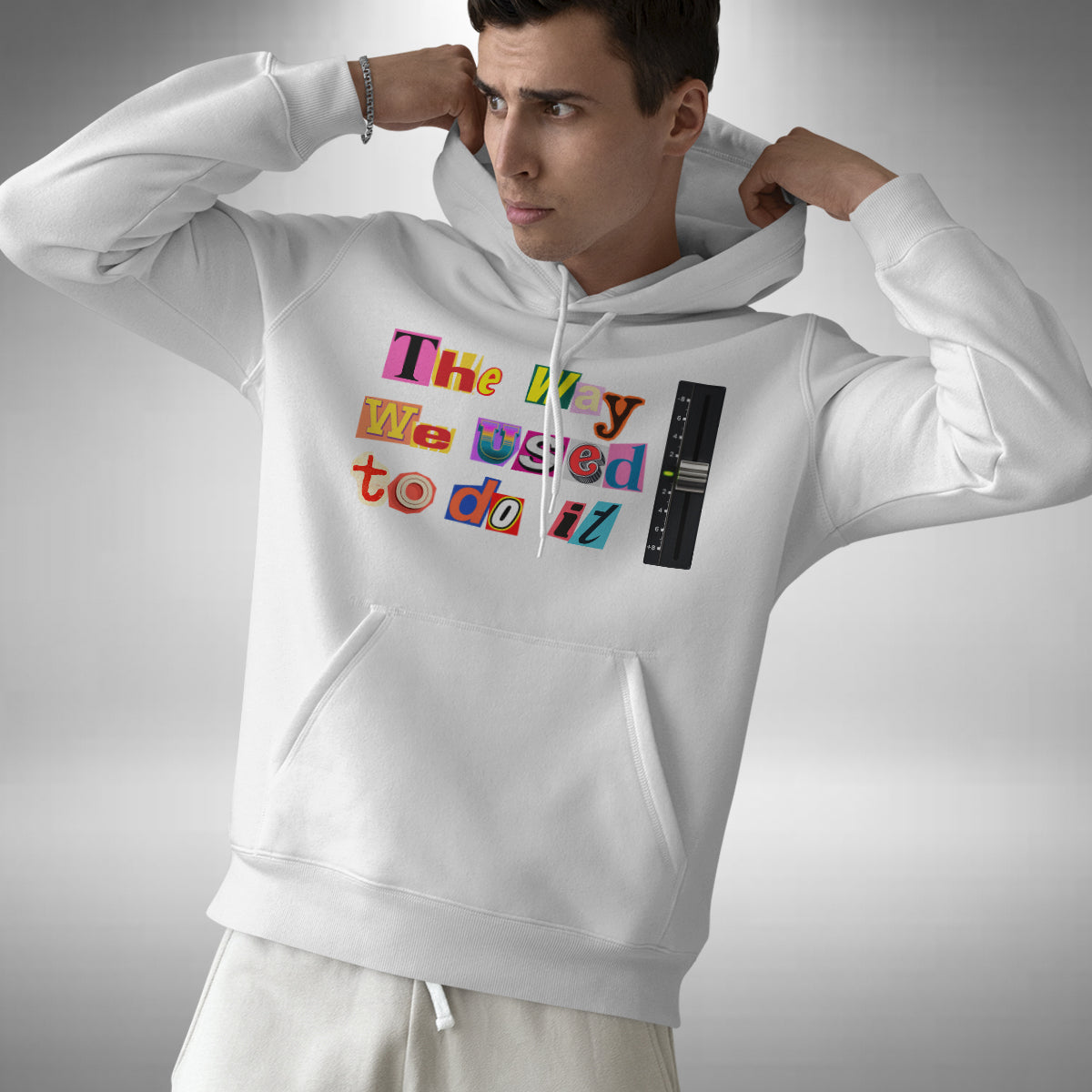 DJ Adult Hoodie - The Way We Used To Do It Pitch Control